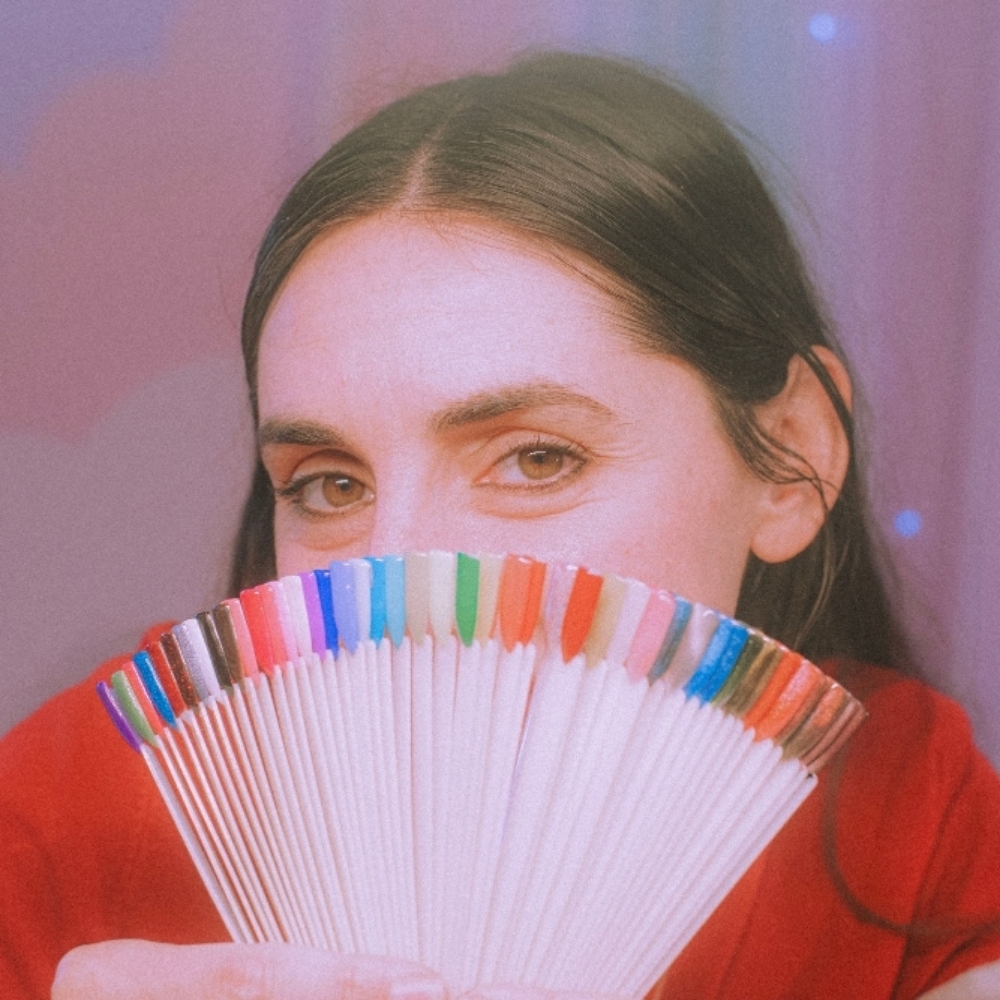 Rachelle Ghazarian - books open at Heartbreak Nail Club in Asheville, NC