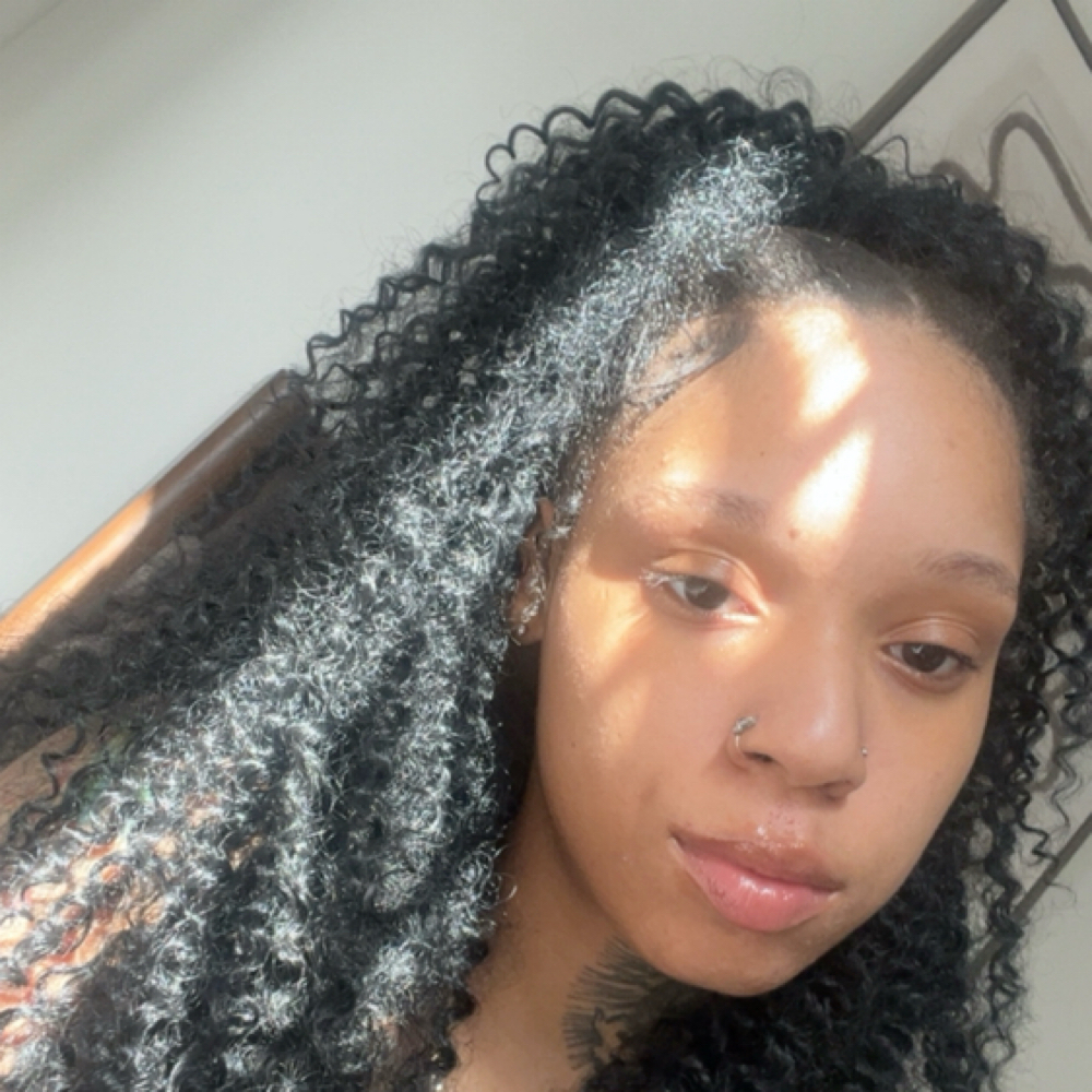 My’nia Carter at Blossoms HTX Hair Studio in Spring, TX