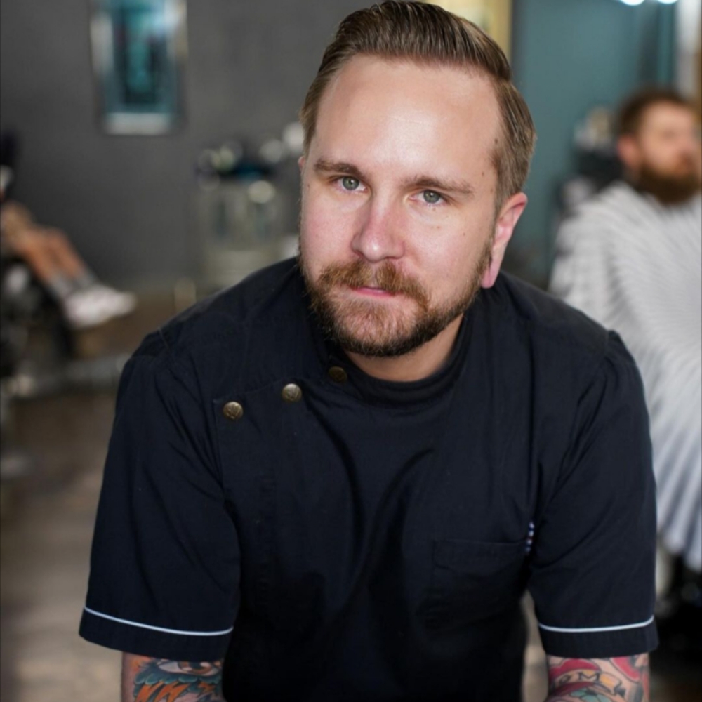 Levi Jones at Classic Cut Barber Shop in Eagle River, AK
