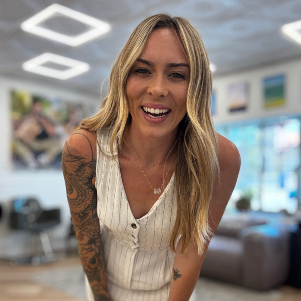 Nikki Boller at Salon Canvas & Social in South Pasadena, FL