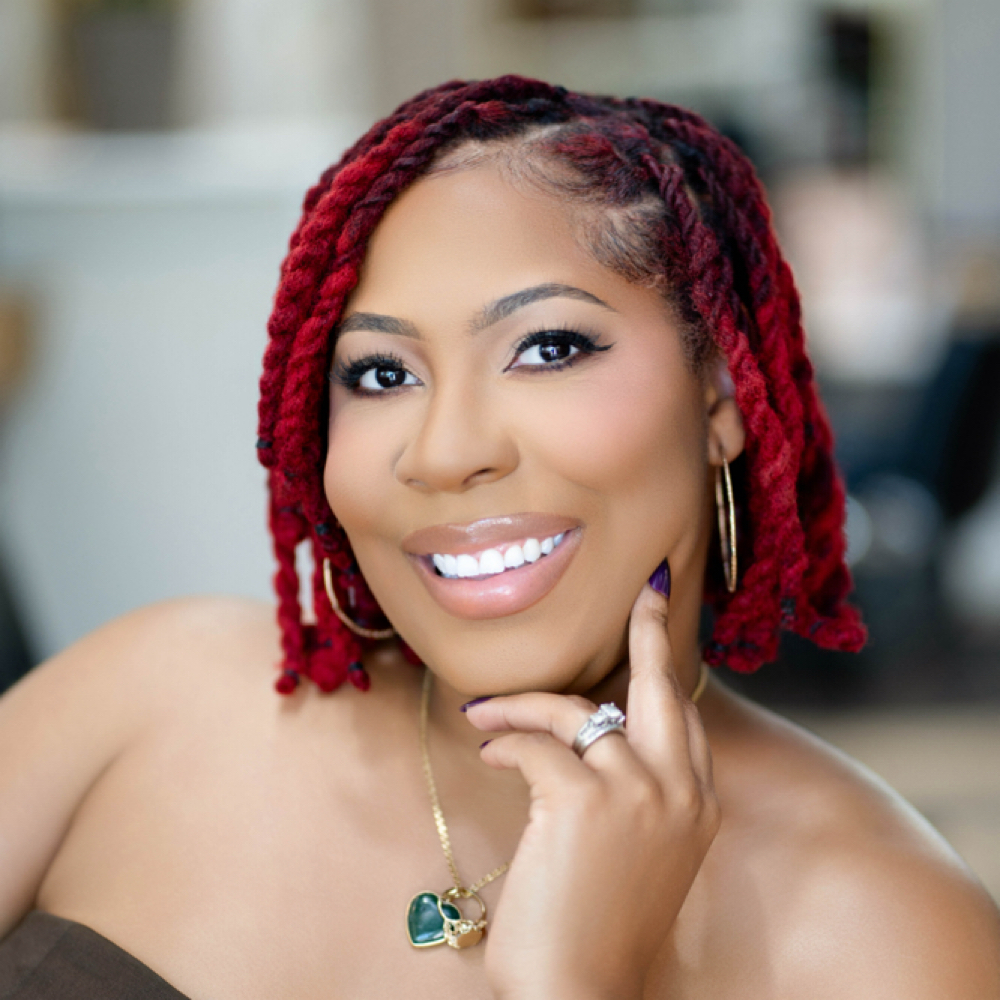 Shondrè Powell at Suede Curl Bar in Mableton, GA