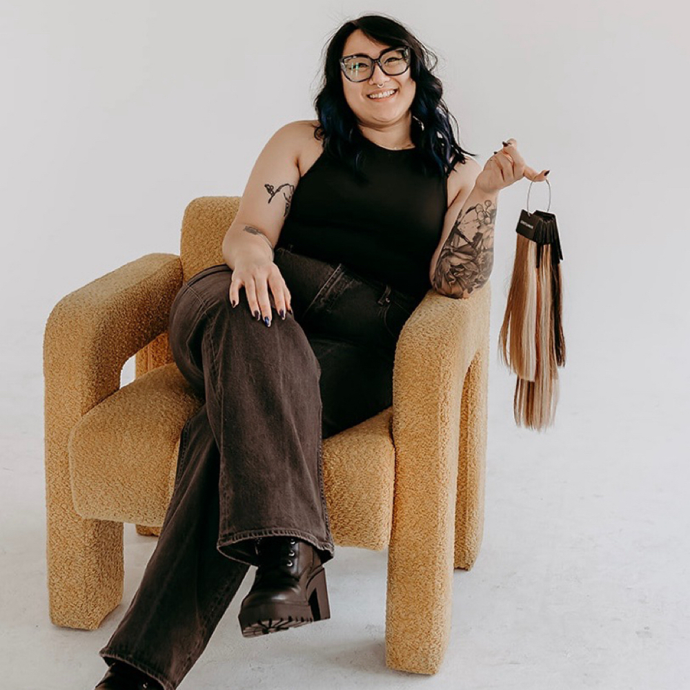 Vivian Dang at Domane The Salon in Lutherville, MD