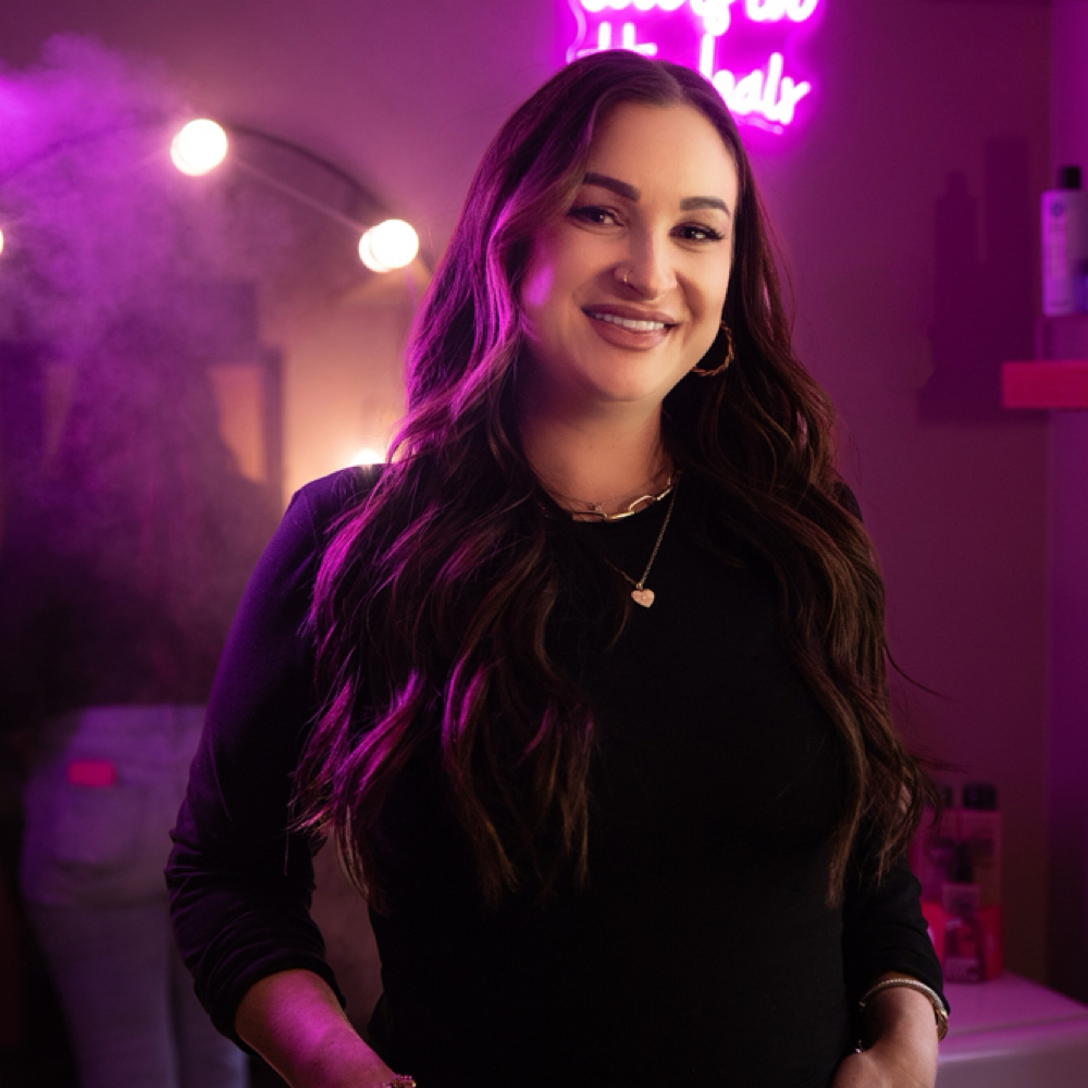 Lauren Franklin at HBL SALON in Conroe, TX