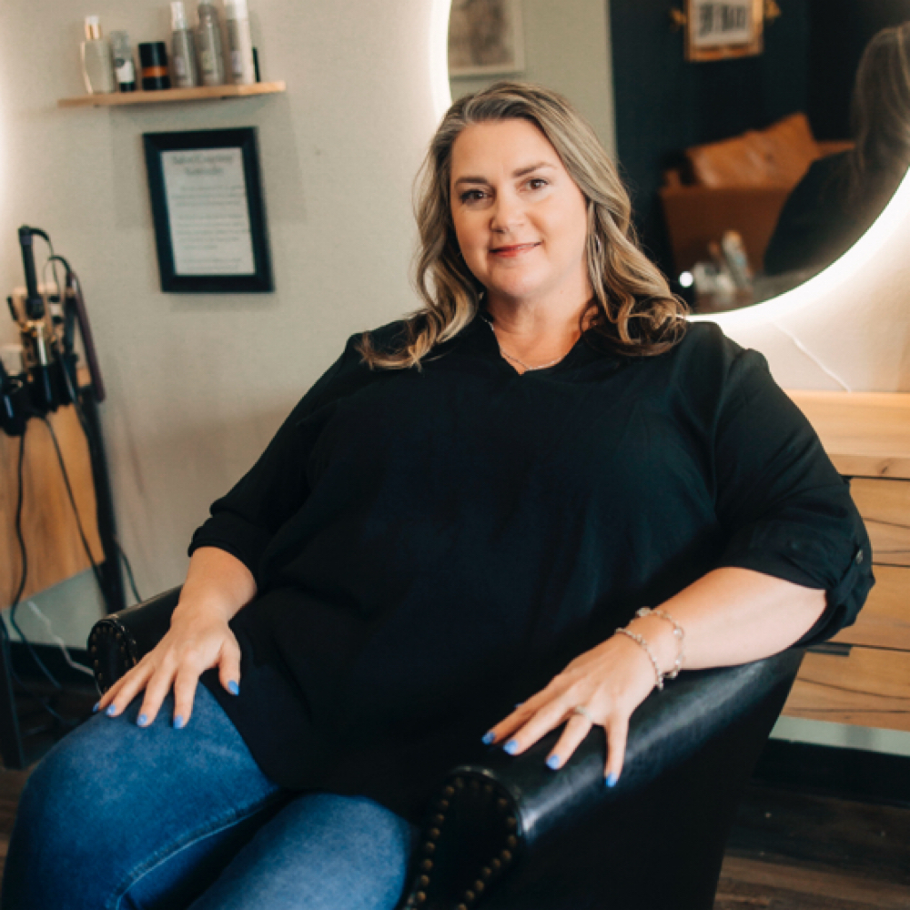 Kelly Stephenson at Platinum Beauty Co. in Benton, LA