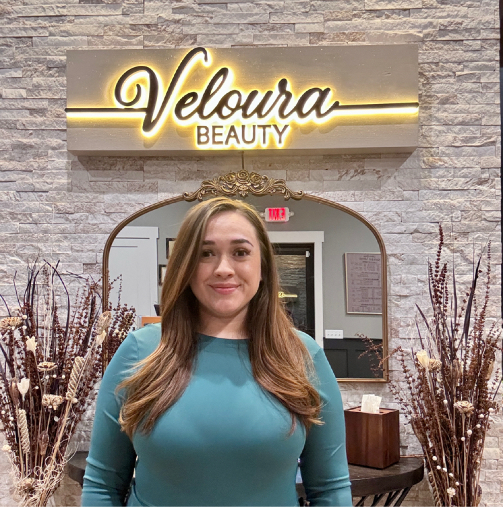 Ariel Ramirez at Veloura Beauty in Boerne, TX