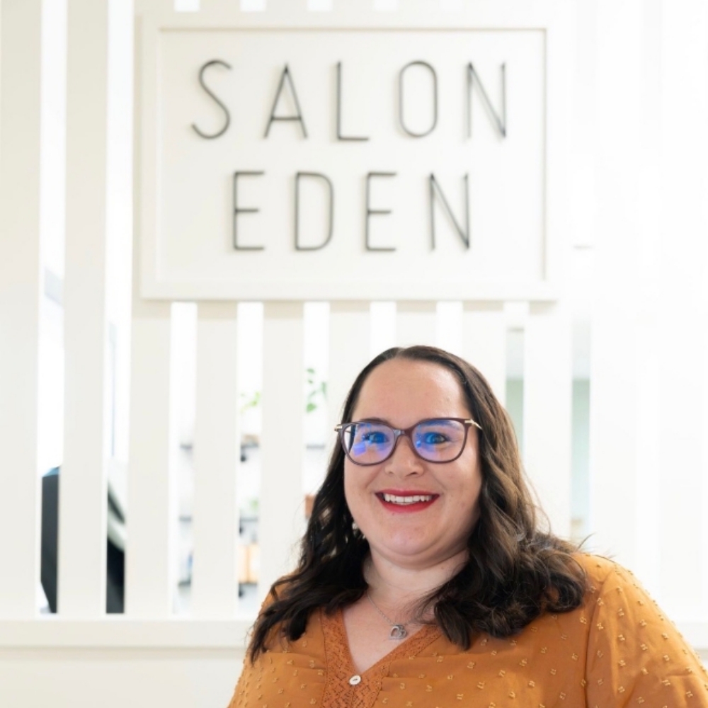 Erikka Sipos at Salon Eden in Demotte, IN