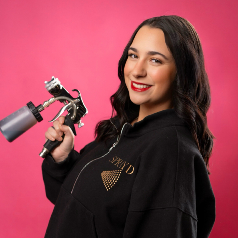 Caroline Fletcher at Sprayd Airbrush Tanning in Broken Arrow, OK