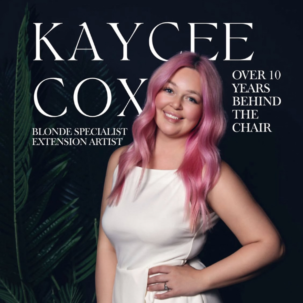 Kaycee Cox at Salon Blue Spa & Refillery in Panama City beach, FL