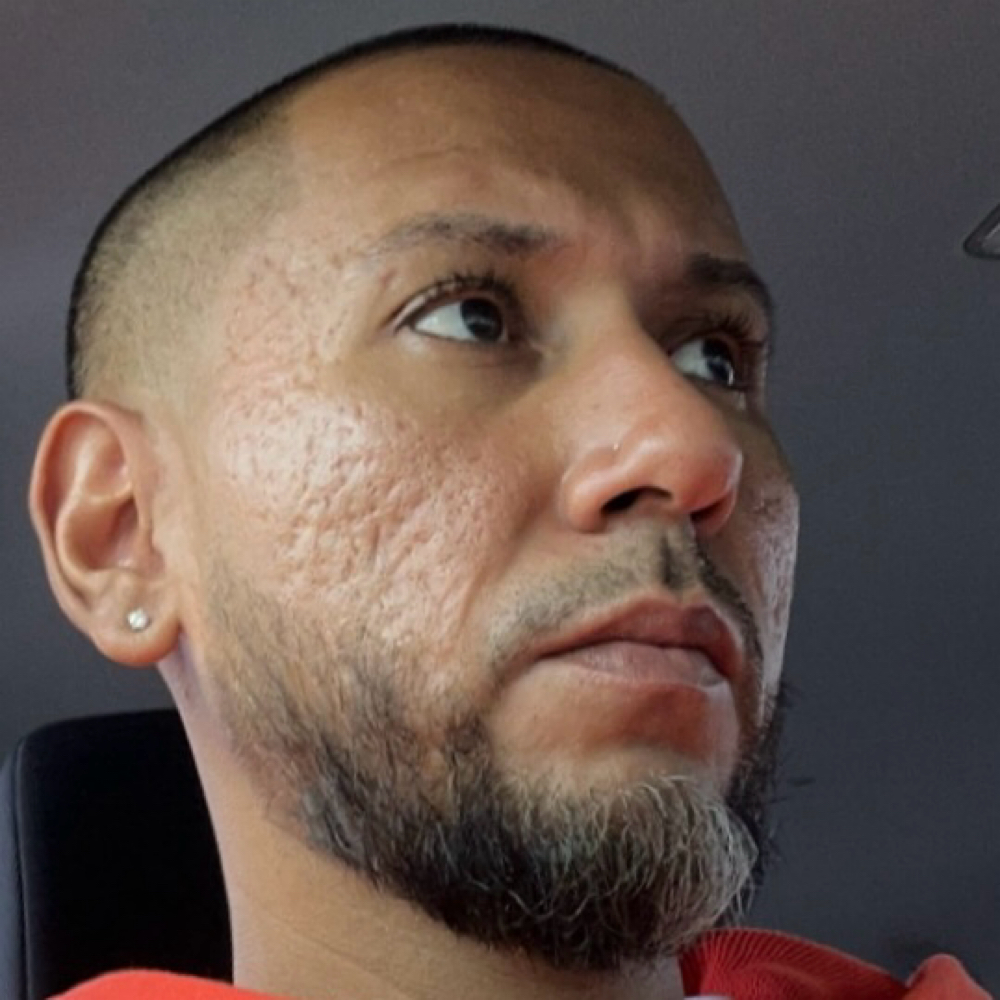 David-Lee Gonzales at Le Barbershop in Edgewater, CO