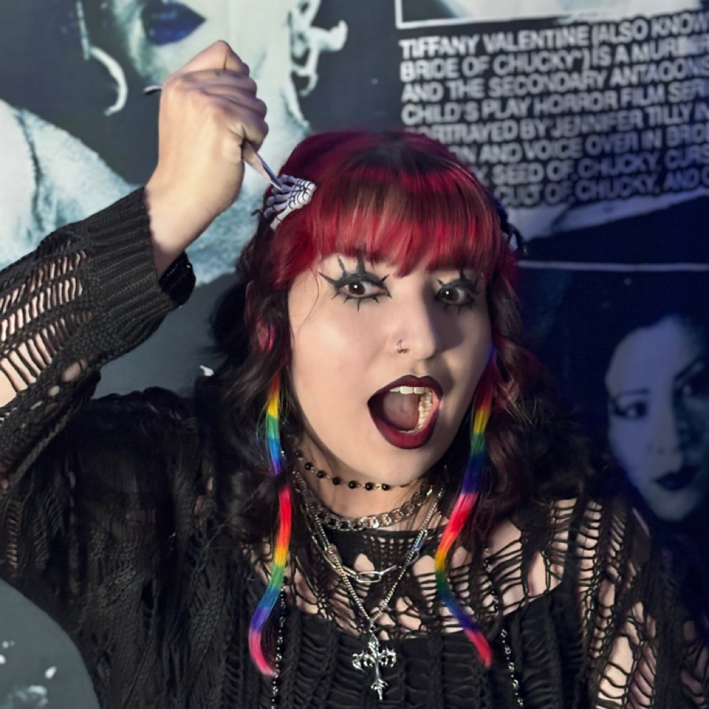 Claudia Ramirez at Looks That Kill Salon in Houston, TX