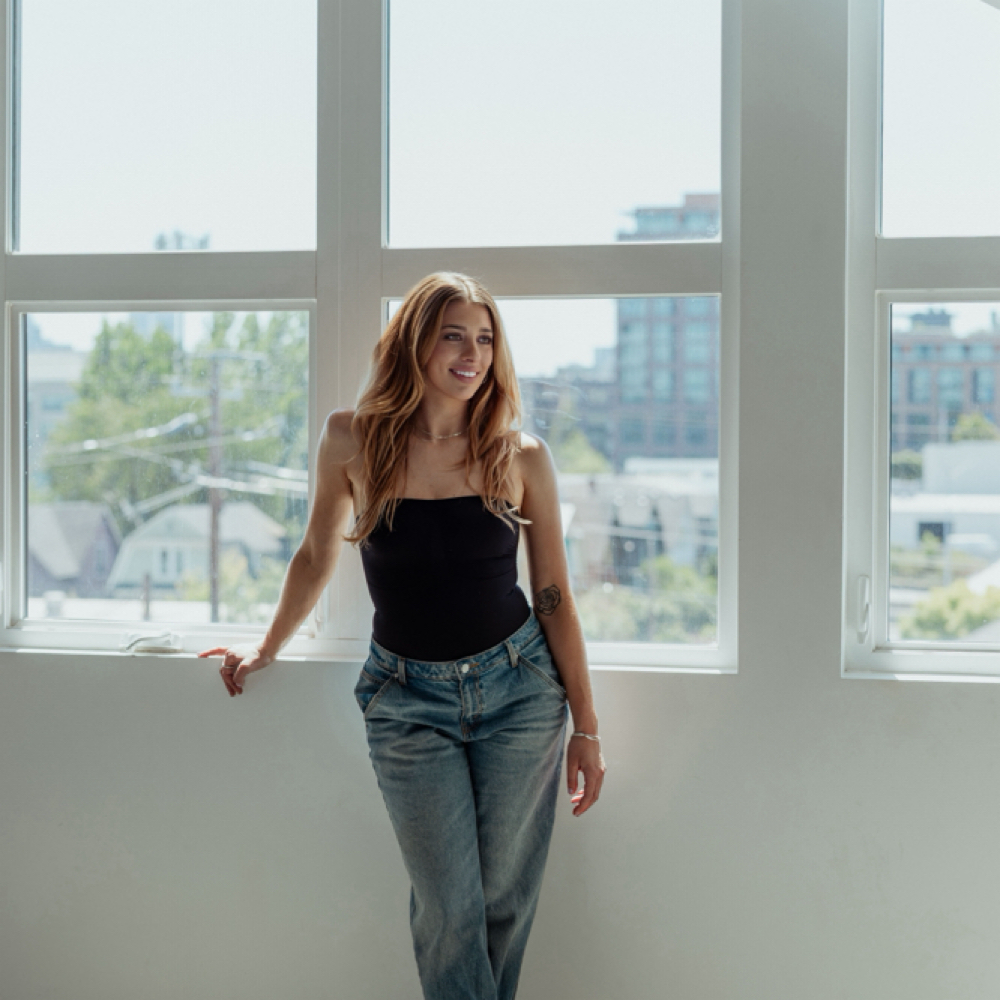 Paige Grunewald at The Hair Grove in Portland, OR