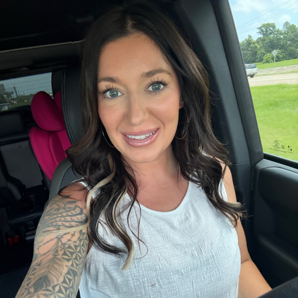 Megan Humphries at Glo Aly Esthetics in Alexandria, LA