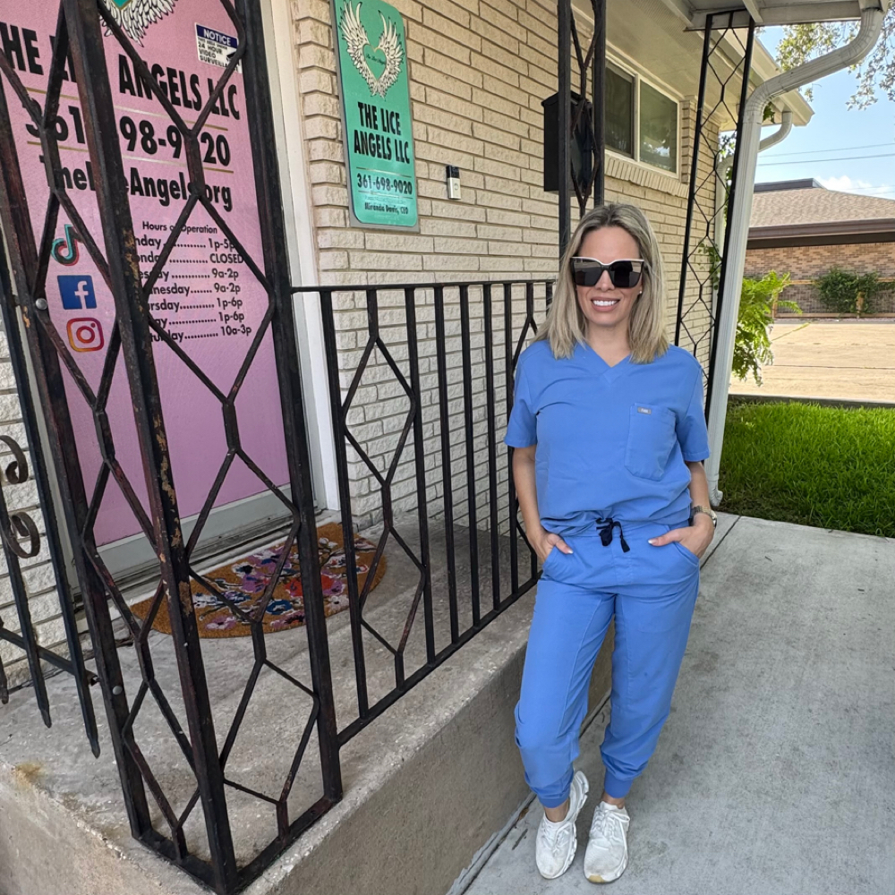 Miranda McMahon at The Lice Angels in Corpus Christi, TX