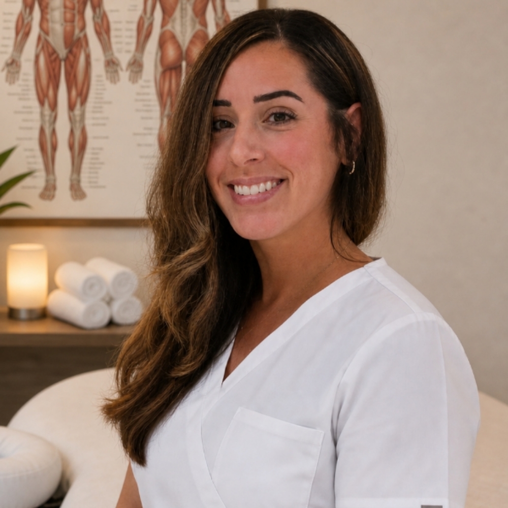 Cara Jorgensen at Jade Massotherapy Alternative Wellness Center in Fairview Park, OH