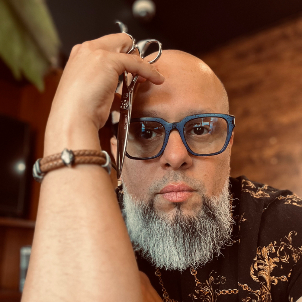 Iván Pastor at BLUE HAT MEN’s PARLOR in Gainesville, FL