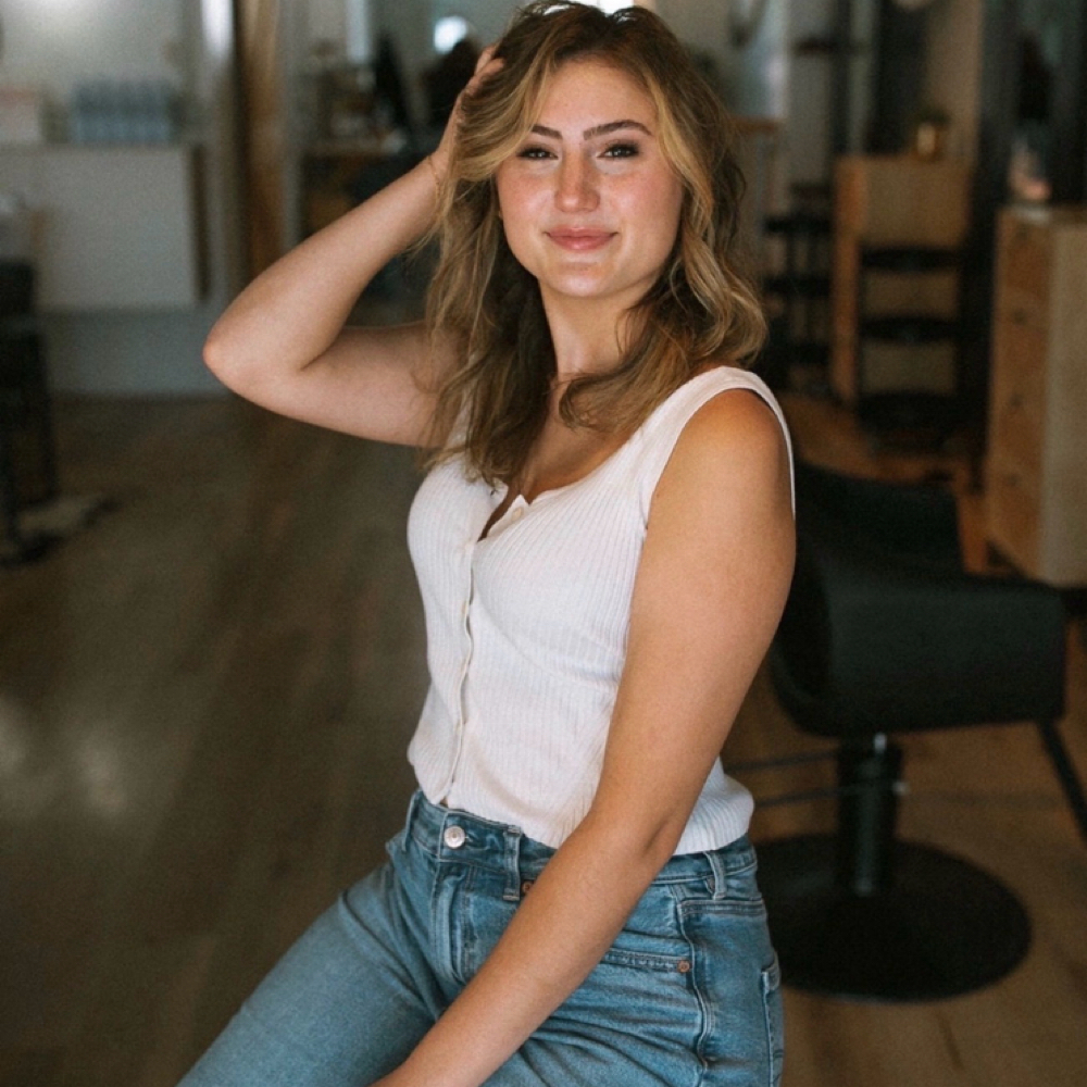 Abby Staples at influx salon in Merrimac, MA