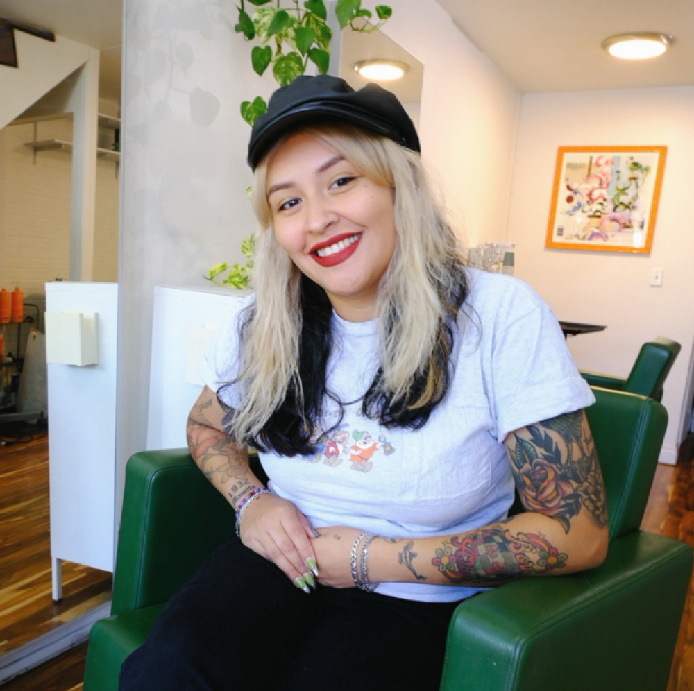 Brenda Flores at Clarshairs in Los Angeles, CA
