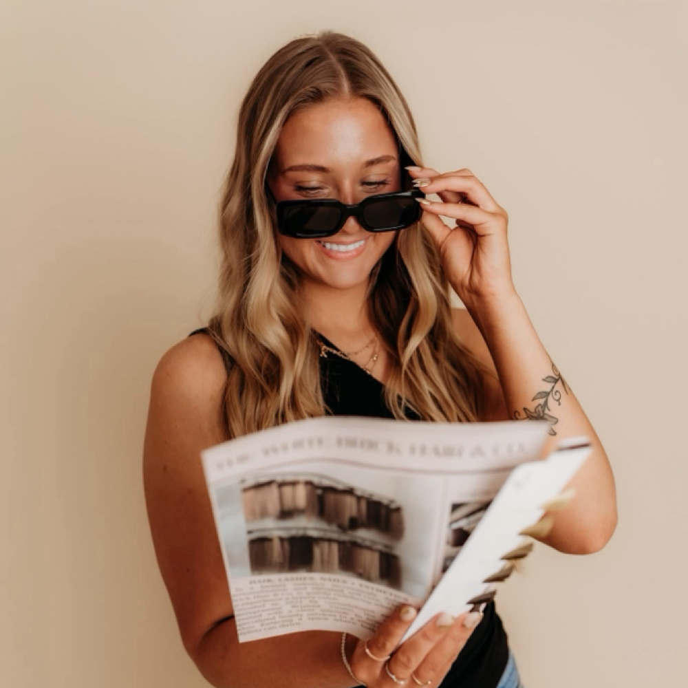 Presleigh Wilzbacher at The White Brick Hair & Co., LLC in Petersburg, IN