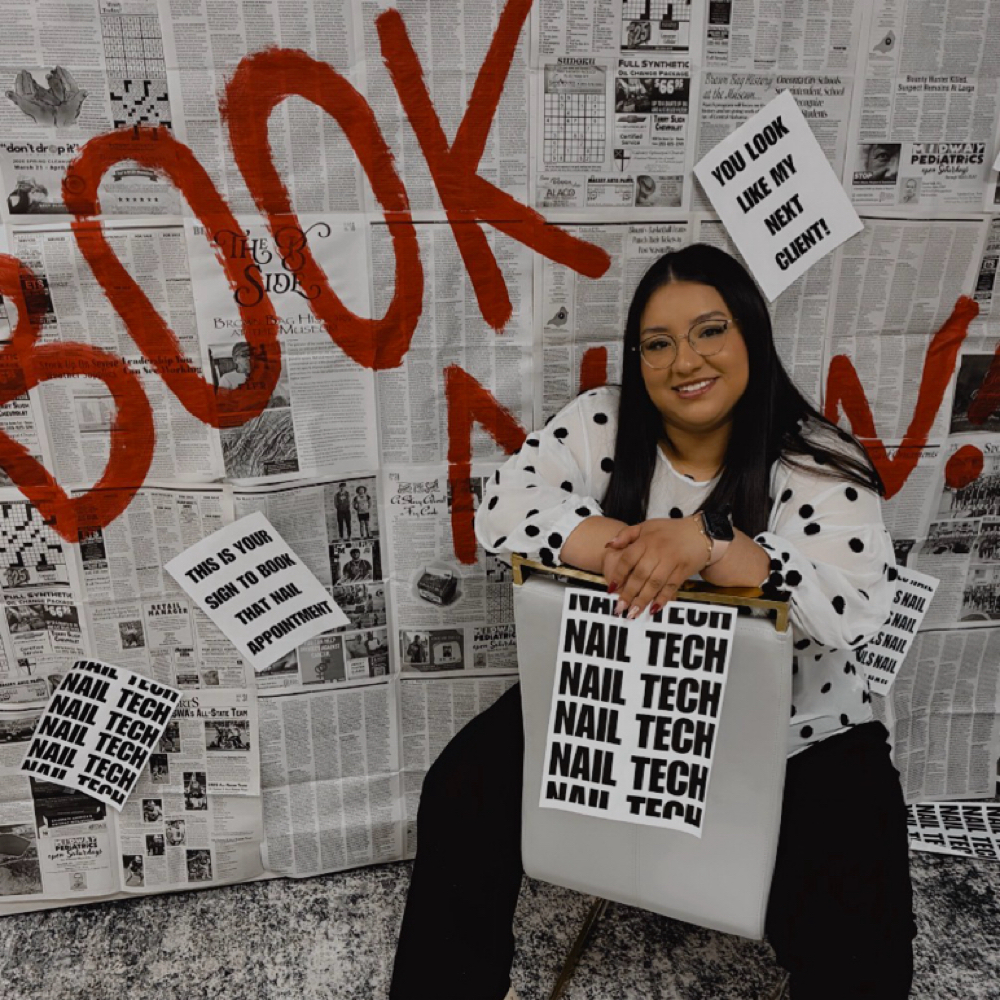 Estefani Rodriguez at Tips N’ Toes Nail Salon in Oneonta, AL