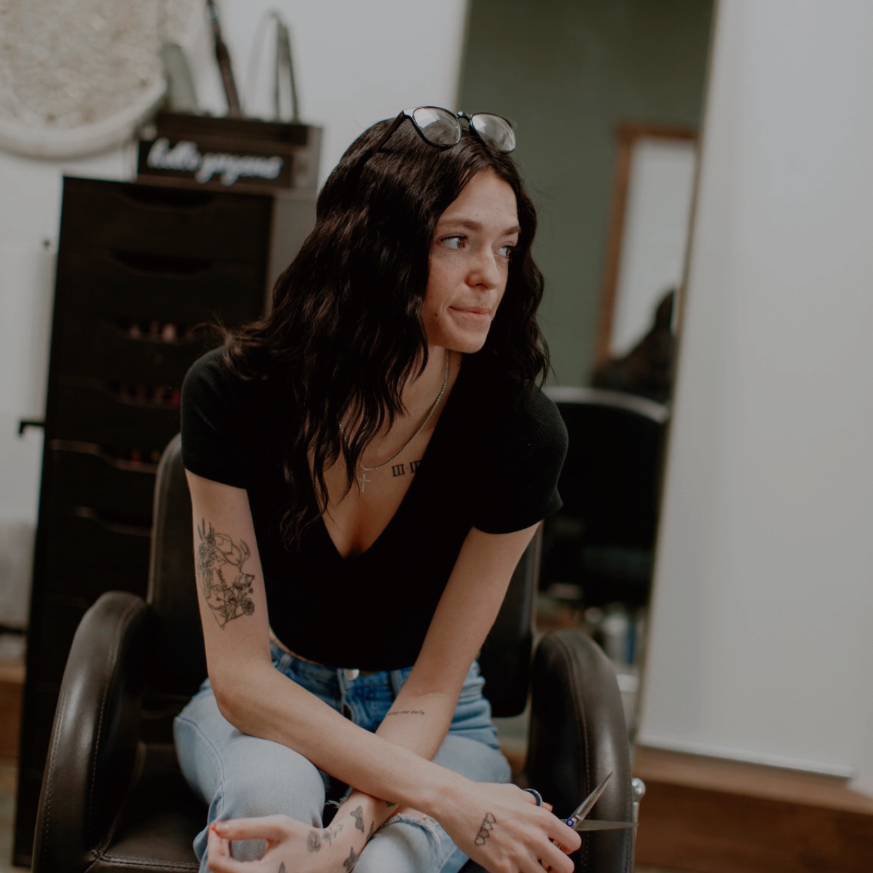 Haley Cumings at Shear Inspirations in Portland, IN