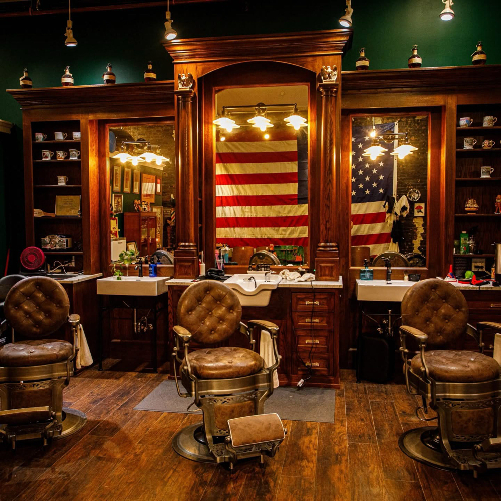 Jeremy Richardson at Allied Barber & Supply in Davenport, IA
