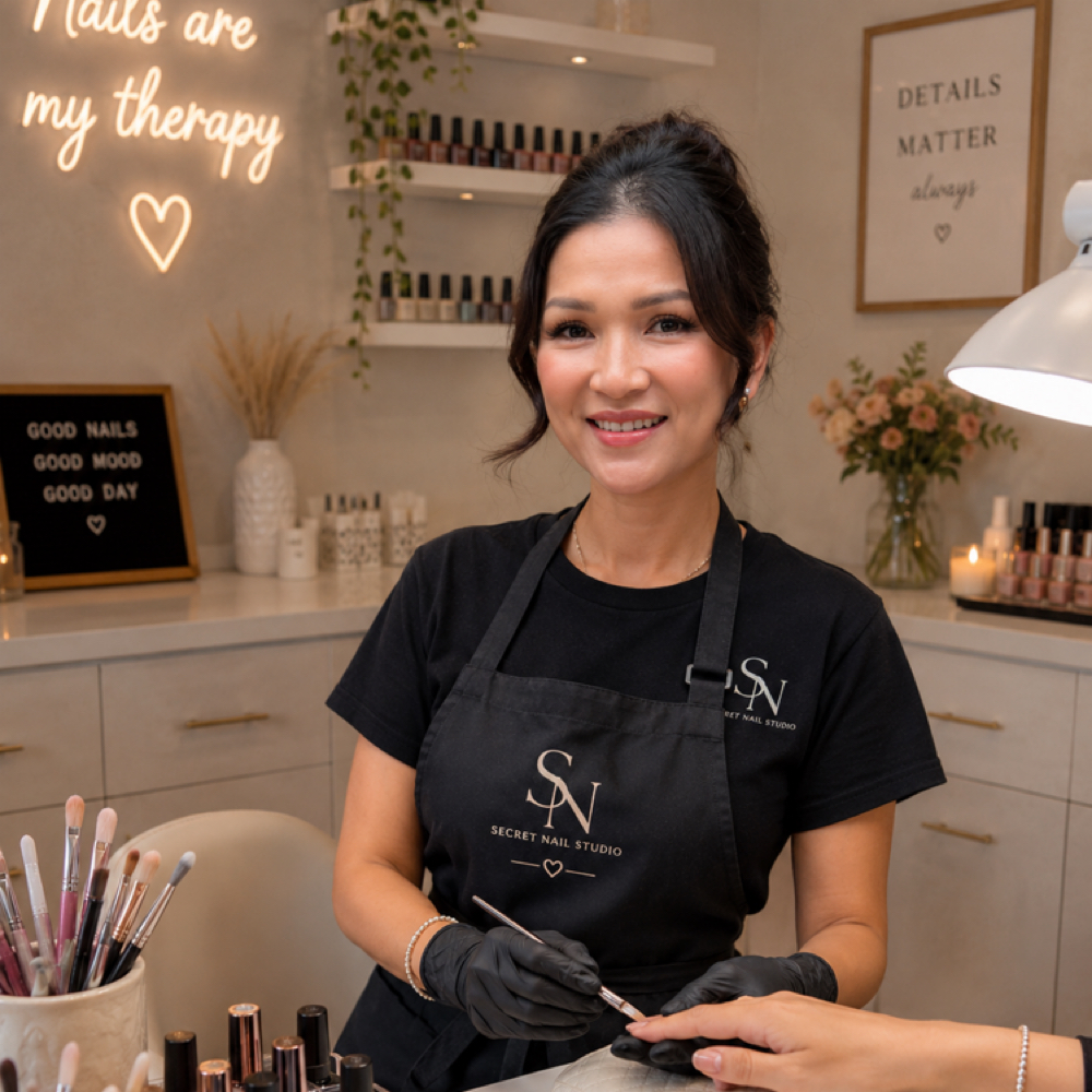 Lucy Chou at Secretnailstudio in Tustin, CA