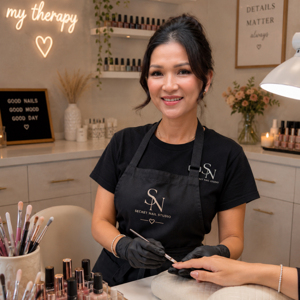 Lucy Chou at Secretnailstudio in Tustin, CA
