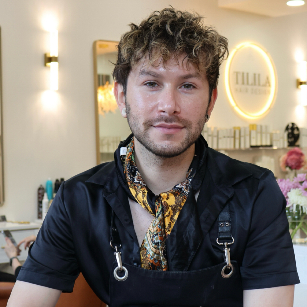 Mikey Mosqueira at TILILA HAIR DESIGN in Washington DC, DC