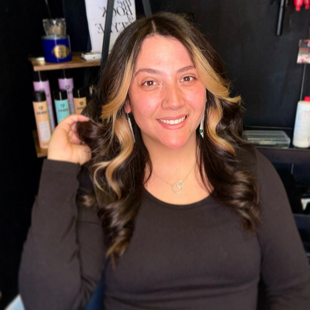 Priscilla Chacon at Bounce Salon in Dacono, CO