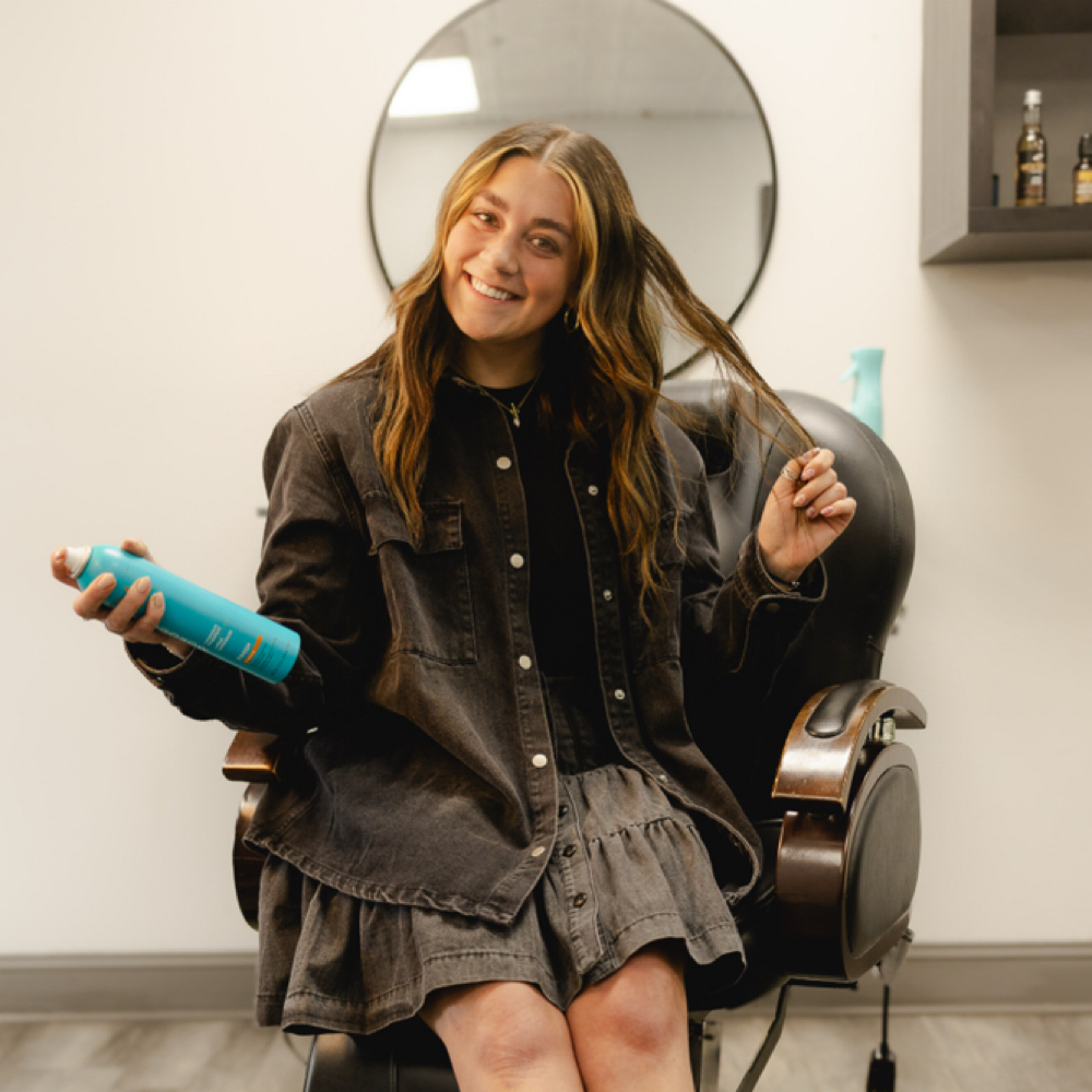 Addyson Stein at Blown Away Salon in Sunset, UT