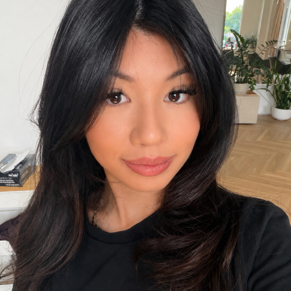 Lily Perez at Glossie Studio in Belmont, MA
