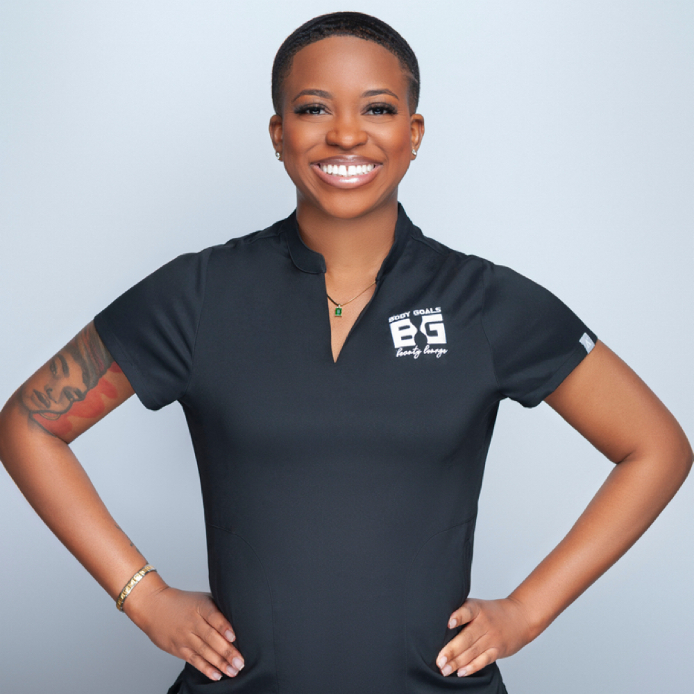 Jakkia Floyd at BodyGoals Beauty Lounge in Greensboro, NC