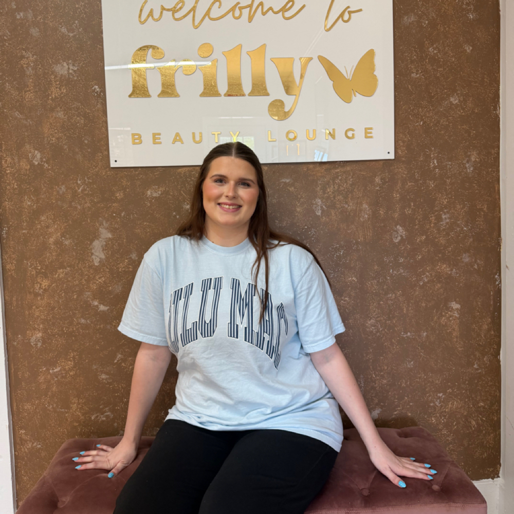 Carli Mckenney at Frilly Beauty in Hattiesburg, MS