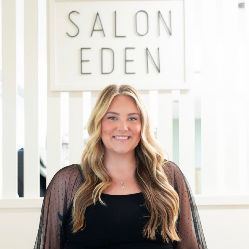 Emily Hinkel at Salon Eden in Demotte, IN