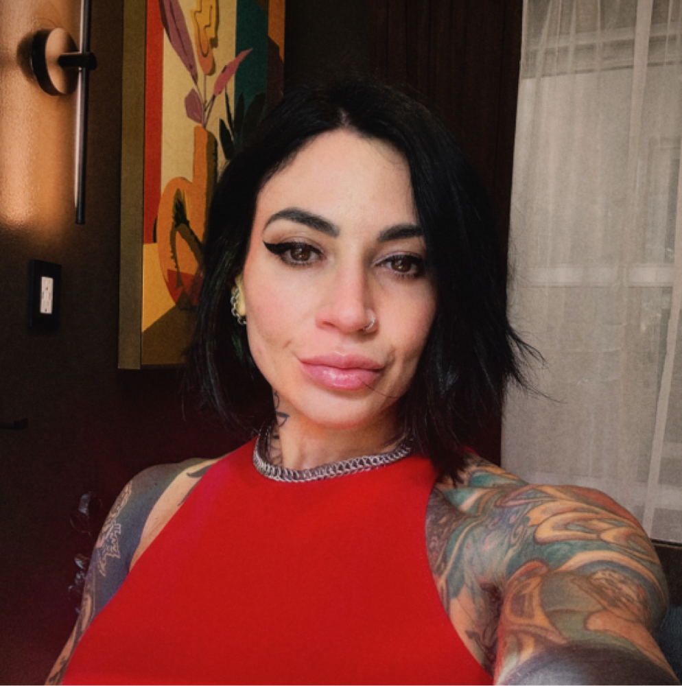 Amber Shatzen at Chrome Rose Salon in Atlanta, GA