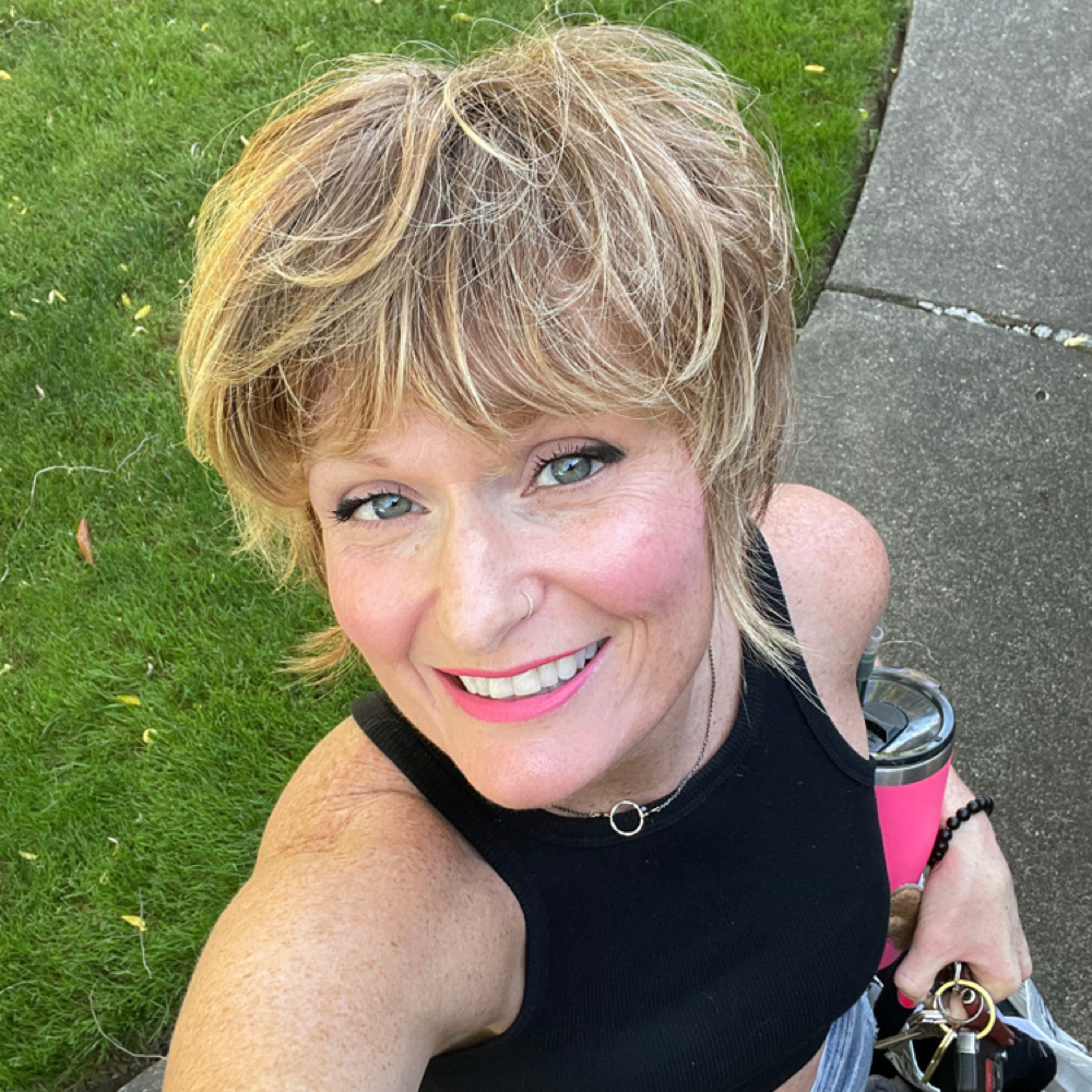 Krisanne Driscoll at haircrush salon in Sherwood, OR
