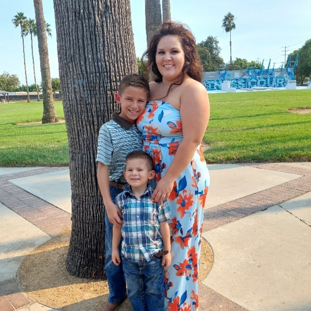 Elida Guerrero at Blanco Barber in Blanco, TX