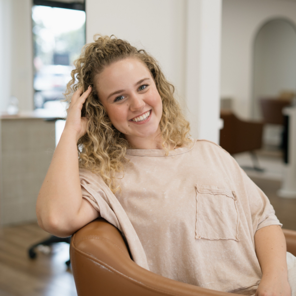 Kaitlyn Keebaugh at The Peach Salon in Gainesville, GA