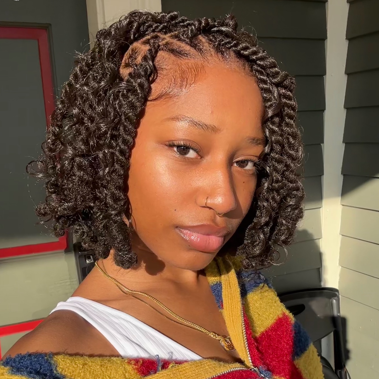 Sanaia A at Sashaè’s loc shop in Revere, MA