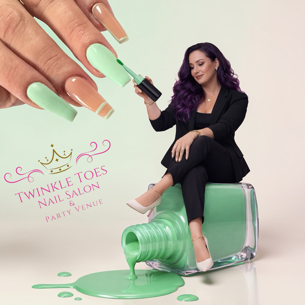 Jaime Verdeja at Twinkle Toes Party Venue & Nail Salon in Delta, CO