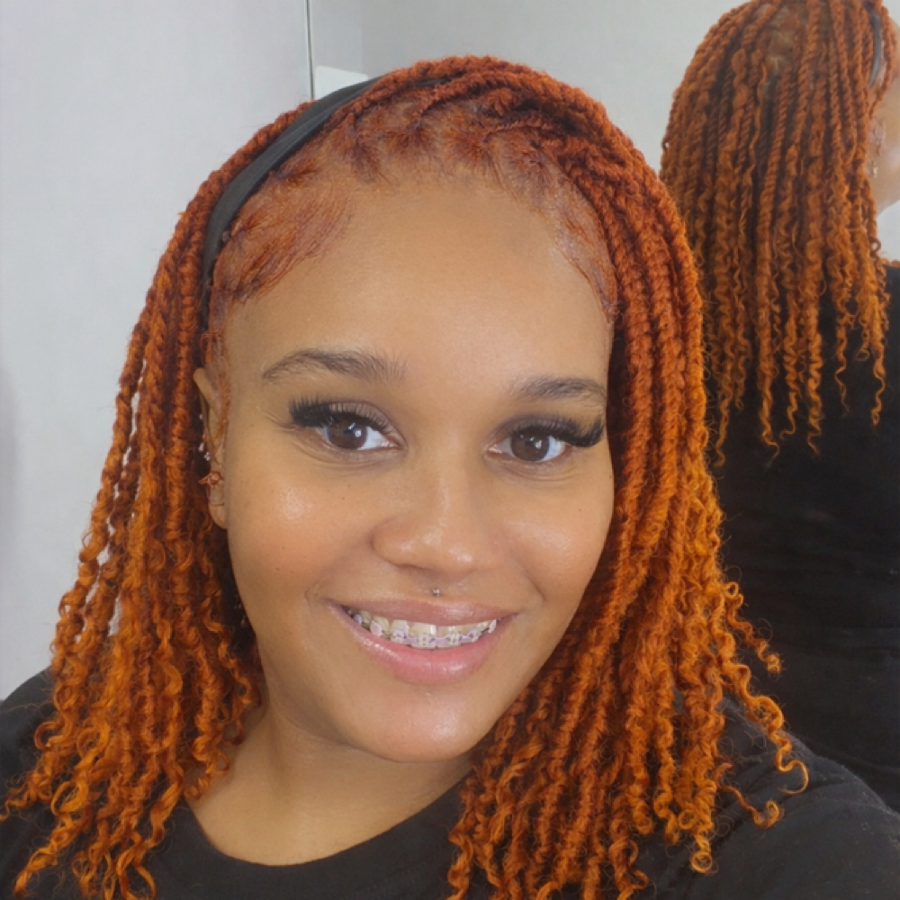 Tanisha Hebron at Natural beauty Lounge in Laurel, MD