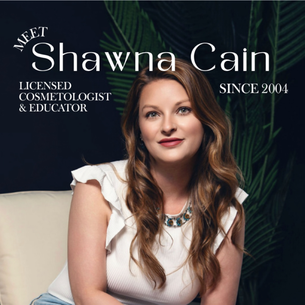 Shawna Cain at Salon Blue Spa & Refillery in Panama City beach, FL