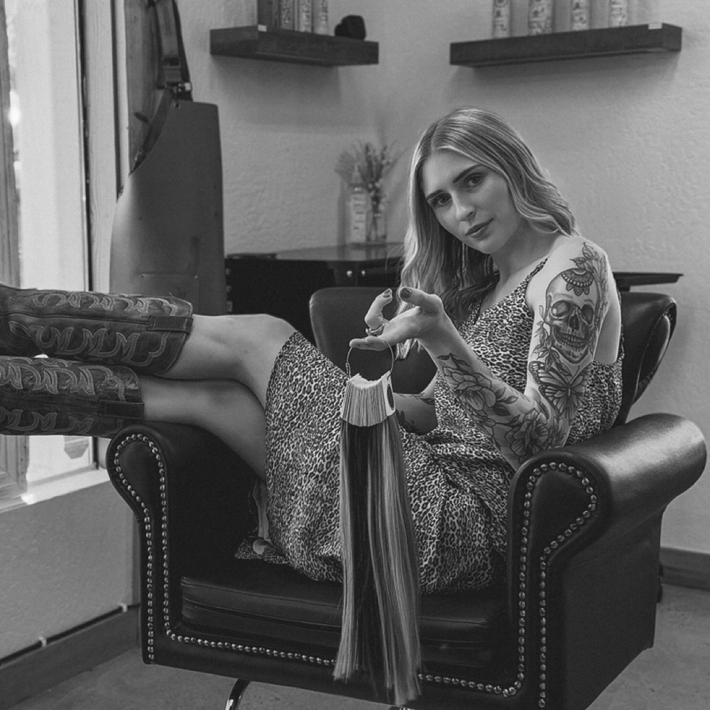 Morgan Womack at Mystic Mountain Salon & Boutique in Sonora, CA