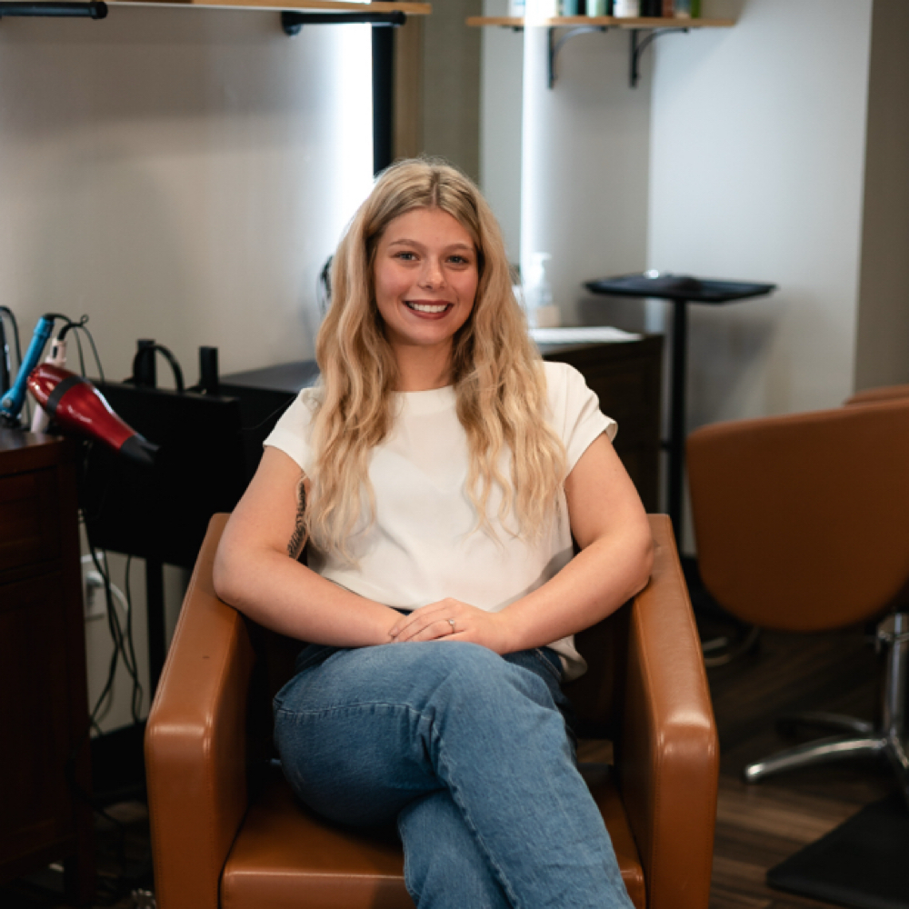 Alivia Geier at Clover House Salon in Canton, OH
