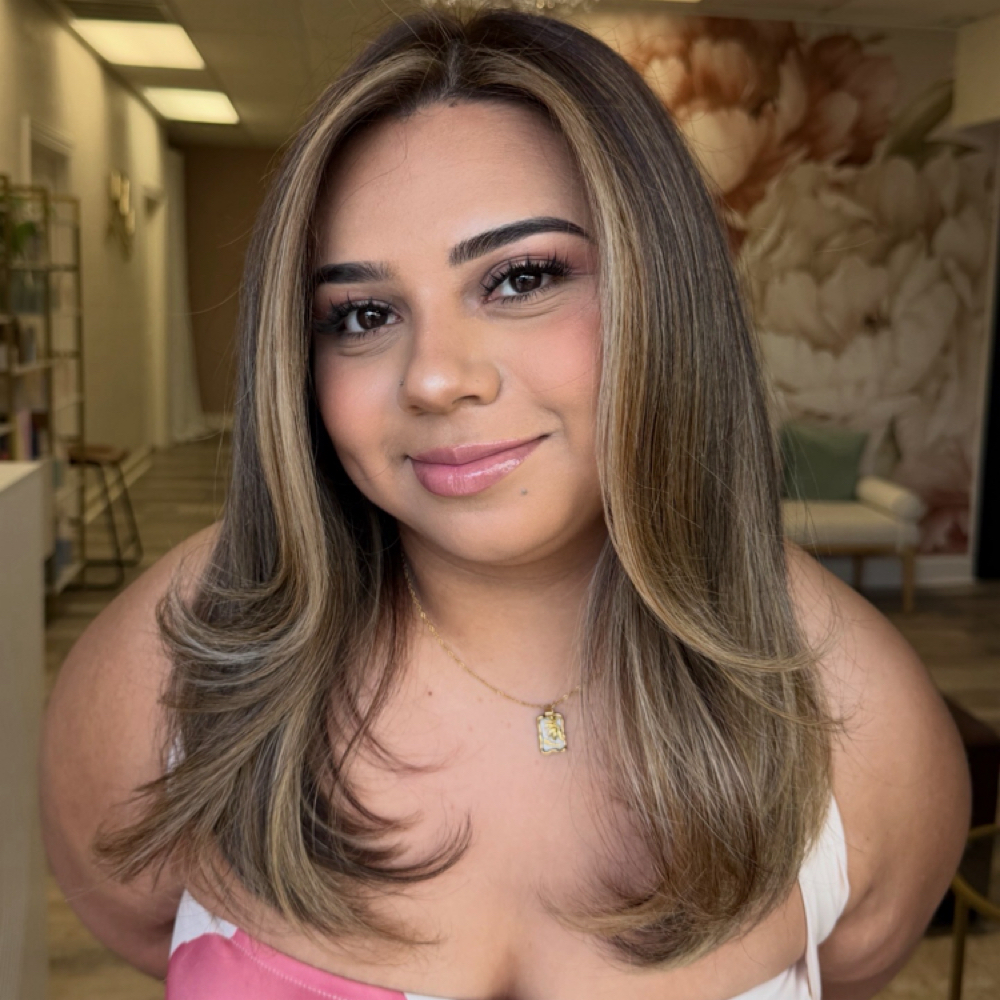 Brittney Ordonez at Flora Salon + Studio in Richwood, TX