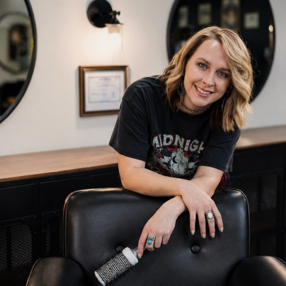 Haley Harbour at Hair Savvy in Atoka, TN