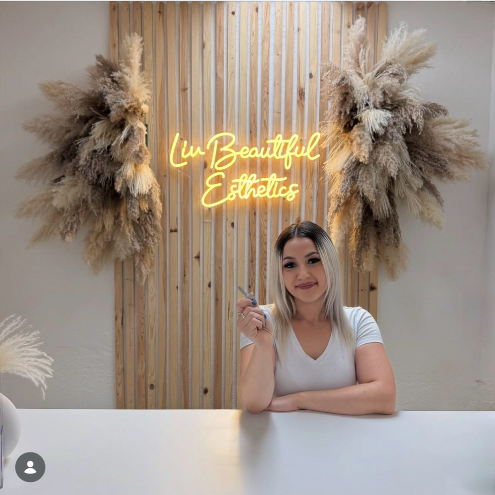 Macy Alvarez at Liv Beautiful Esthetics in CA, CA