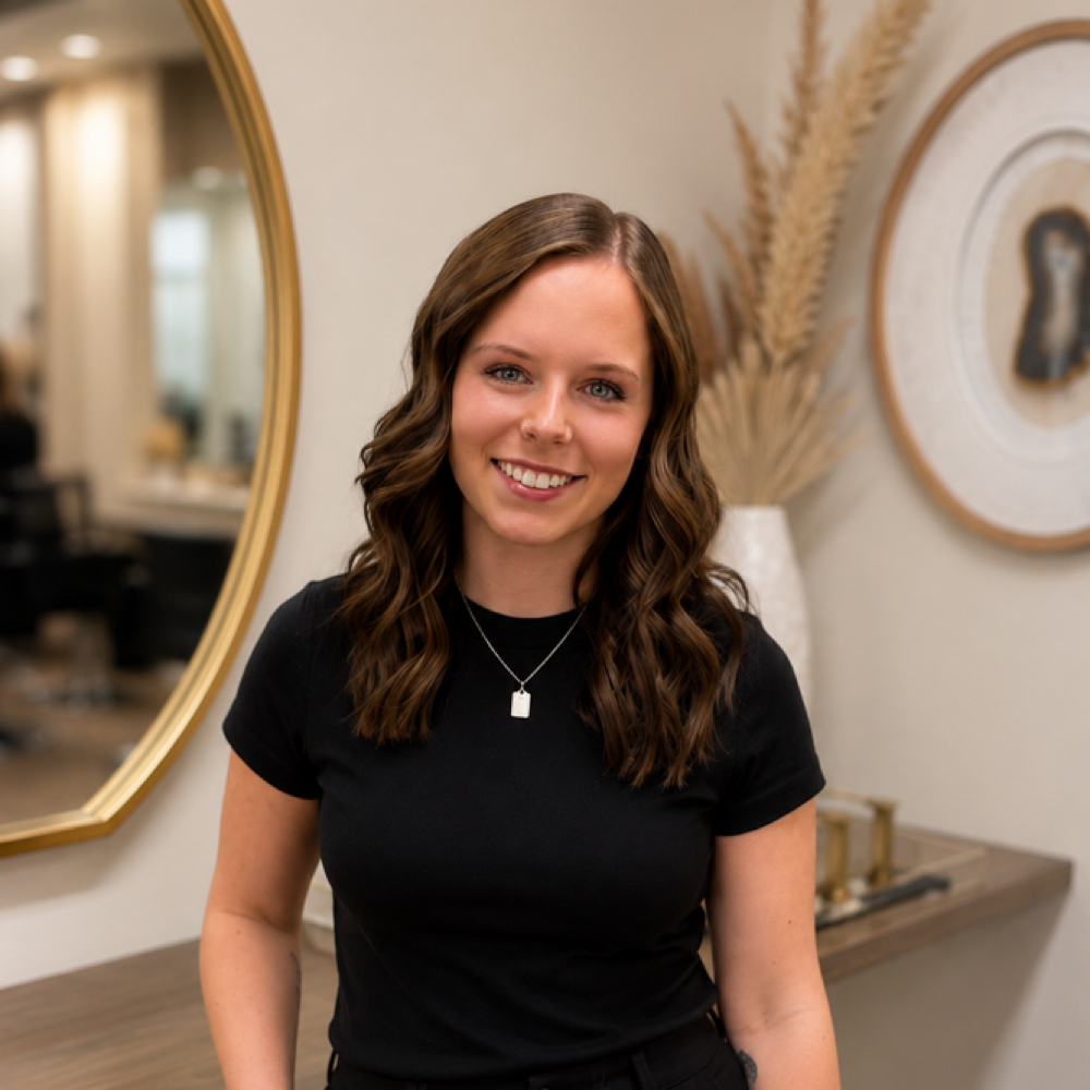 Macie Brady at Bombshell Beauty Lounge in Sterling, IL