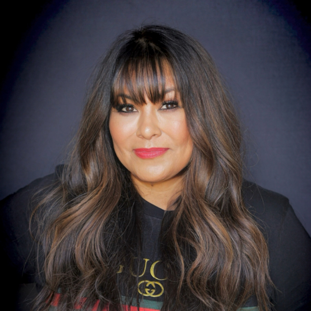 Sheila Fernandez at Hair Junkies Salon in Victorville, CA