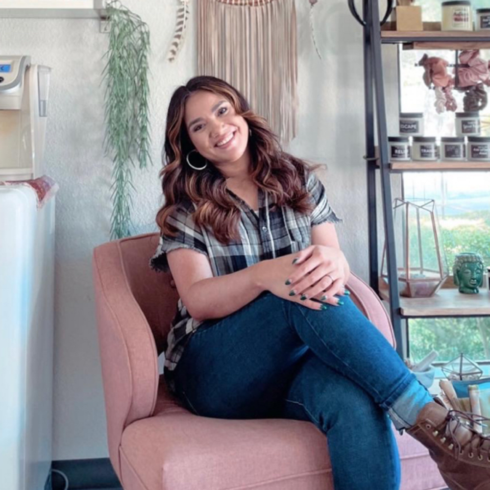 Diana Simonini at Layer Beauty Boutique in Austin, TX
